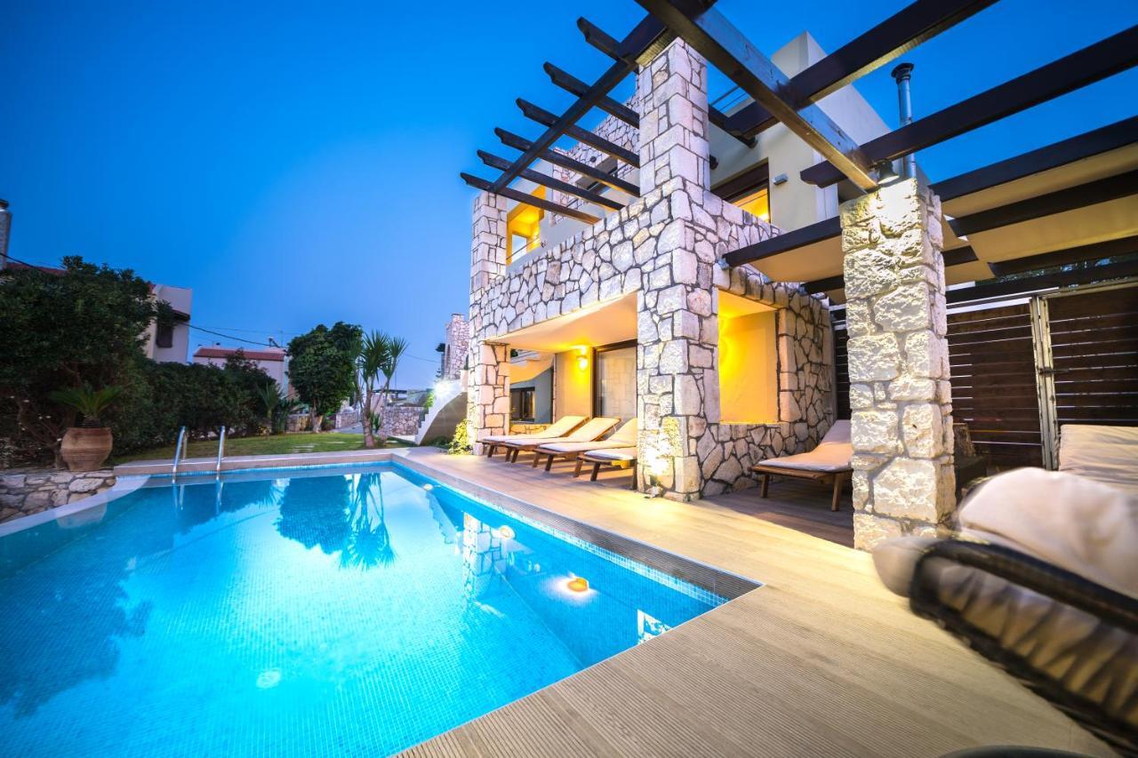 Villa Silvia Heated Pool&Jacuzzi Megala Chorafia Esterno foto