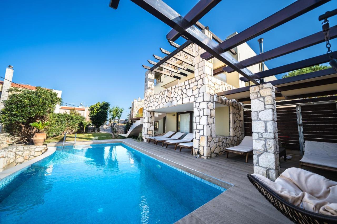 Villa Silvia Heated Pool&Jacuzzi Megala Chorafia Esterno foto